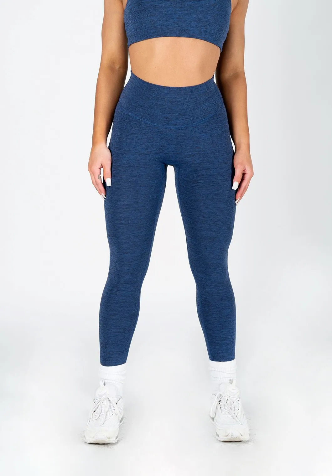 Reluna Spacedye Original Sculptseam? Legging Navy Static Soft and Supportive Invisible Waist
