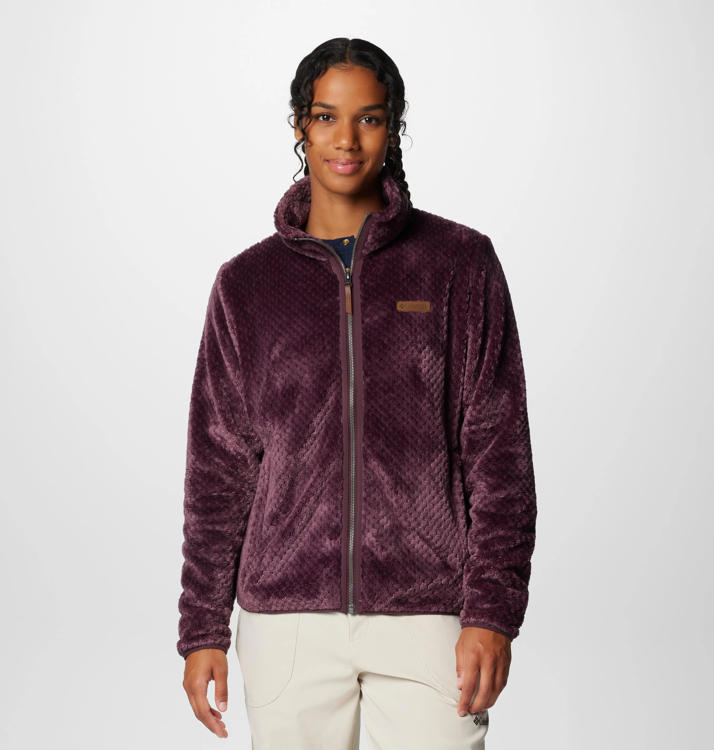 Columbia Women Red Fire Side II Sherpa FZ Frost Shield