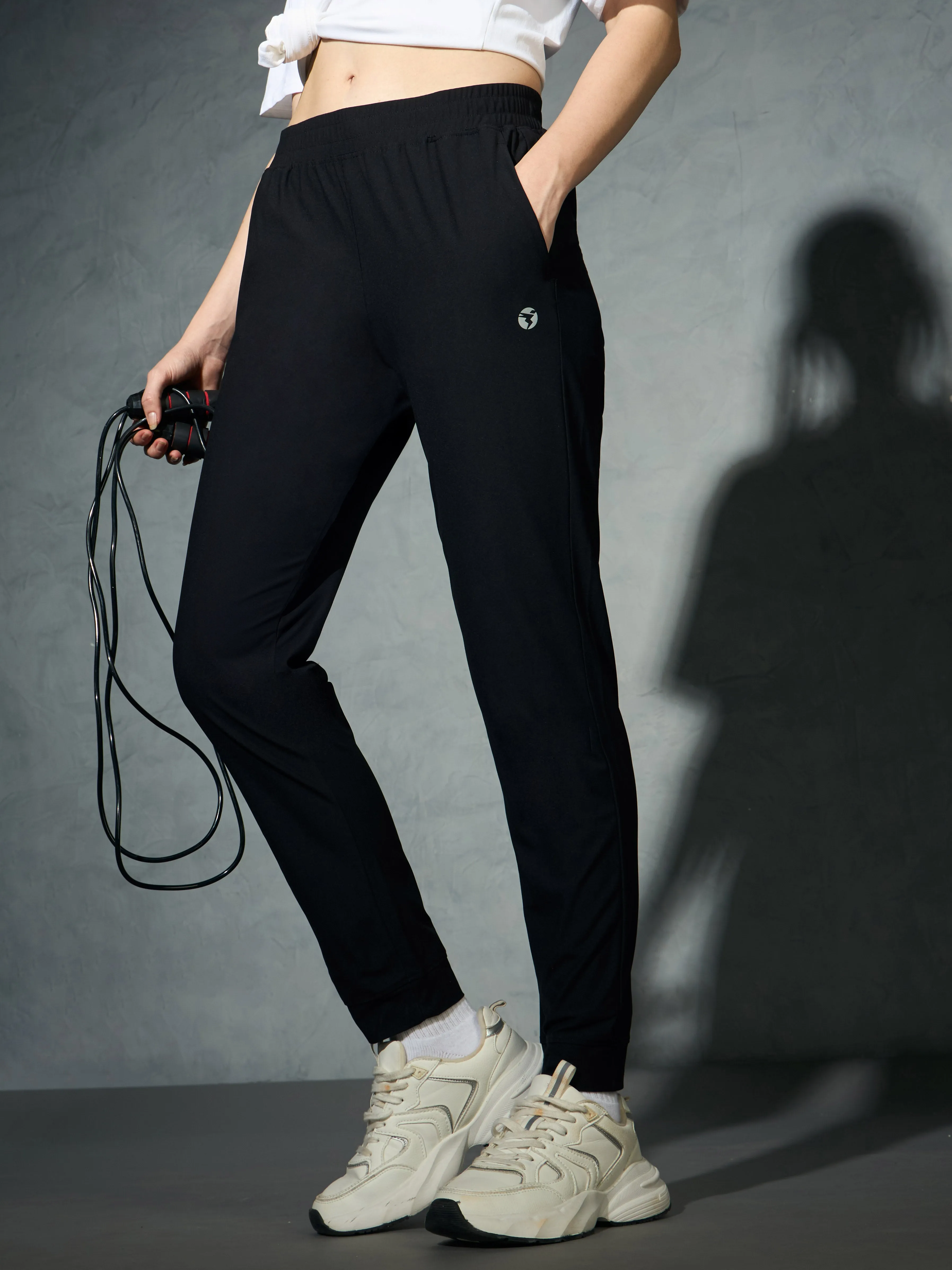 Women Solid Slim Fit Joggers with DURACOOL  Anti Pilling Finish