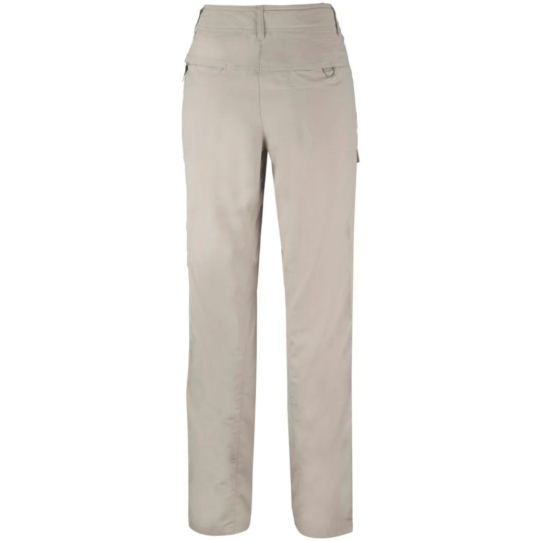Comfort Stretch Thermal Regulating Material Columbia Women Beige Silver Ridge Pant (Sun Protection)