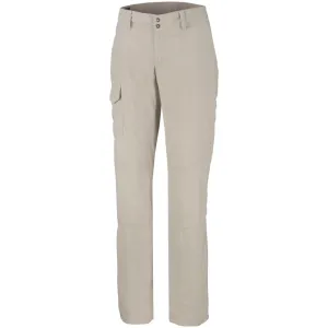 Columbia Women Beige Silver Ridge Pant (Sun Protection) Casual Active Wear Track Leggings Capri