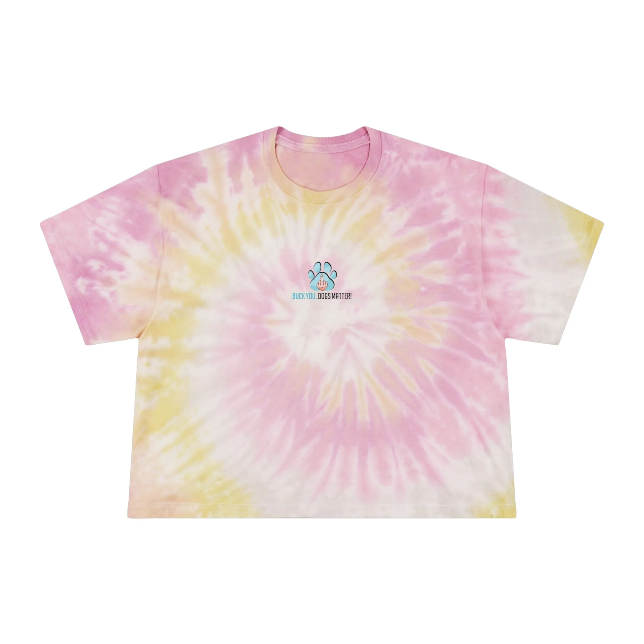 Women's Tie-Dye Crop Tee Comfy and Soft