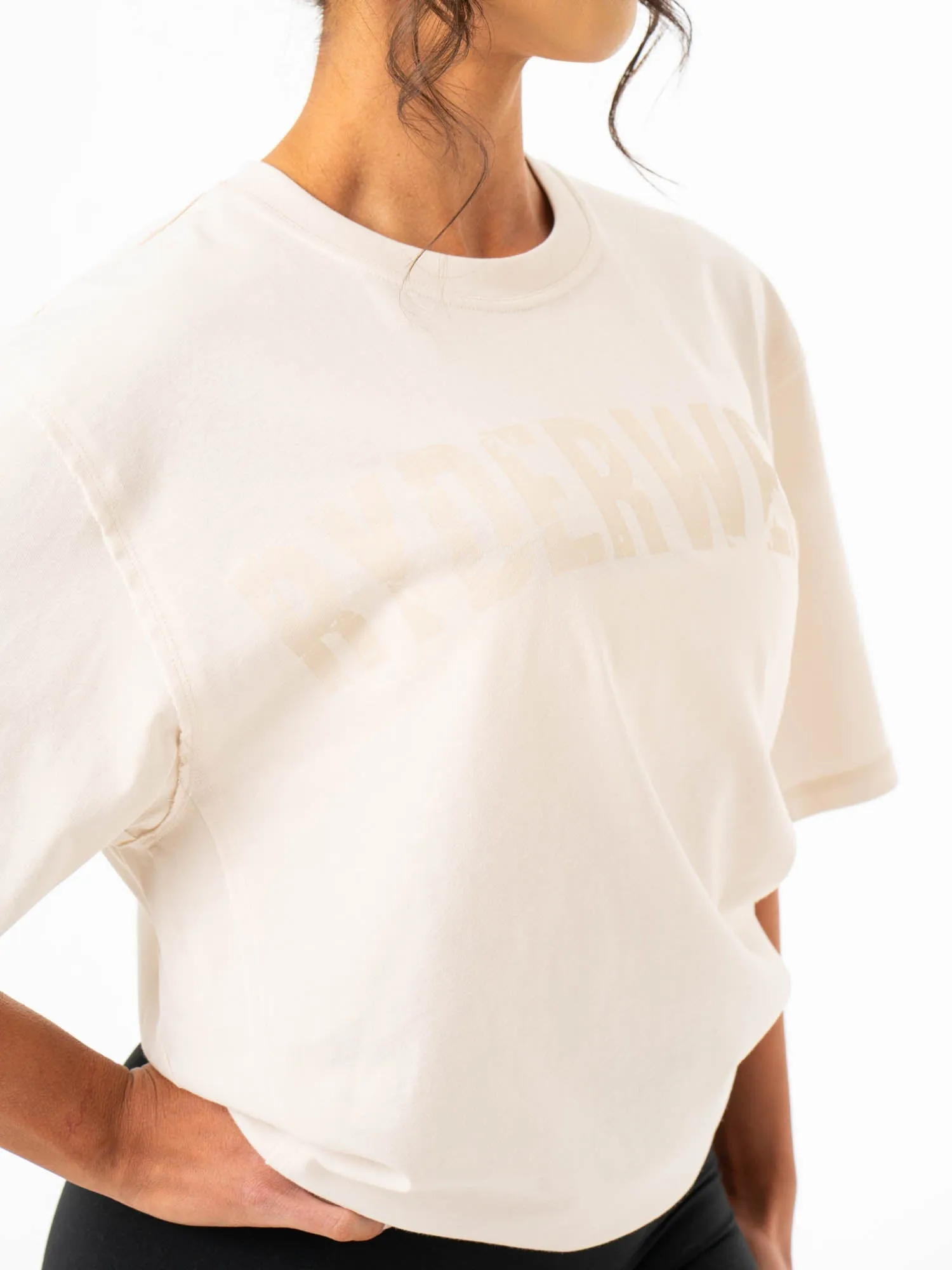 Force Oversized T-Shirt - Bone Effortless Wearable