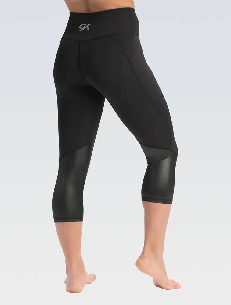 High-Waisted High-Shine Capris Eco Friendly Tall Fit