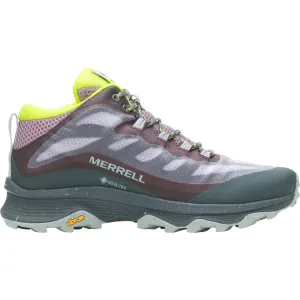 Merrell Moab Speed Mid GORE-TEX Womens Walking Boots - Purple Bone Aid Odor Control Technology