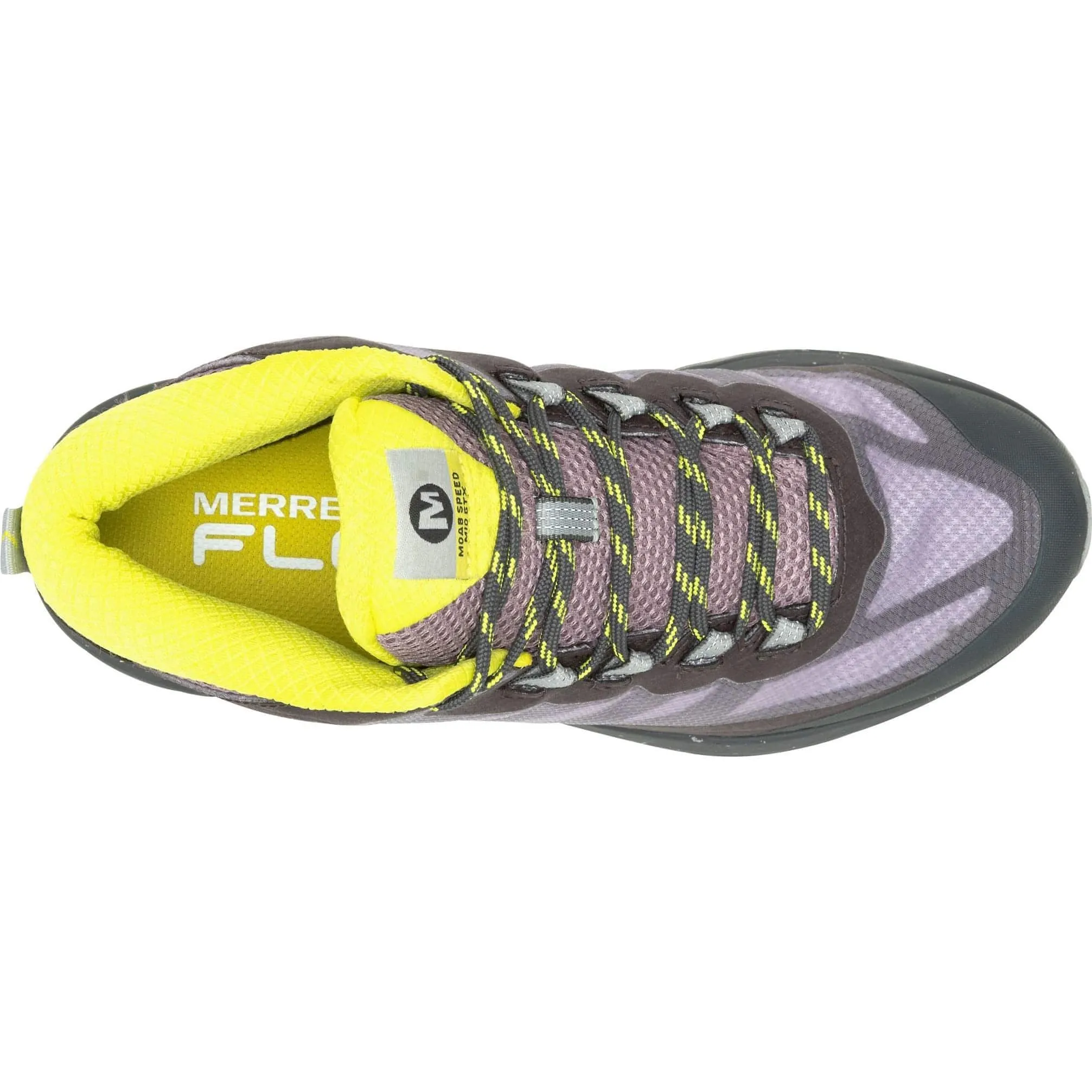 Merrell Moab Speed Mid GORE-TEX Womens Walking Boots - Purple Airflow channels Reinforced Seams