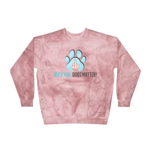 Unisex Color Blast Crewneck Sweatshirt hypoallergenic