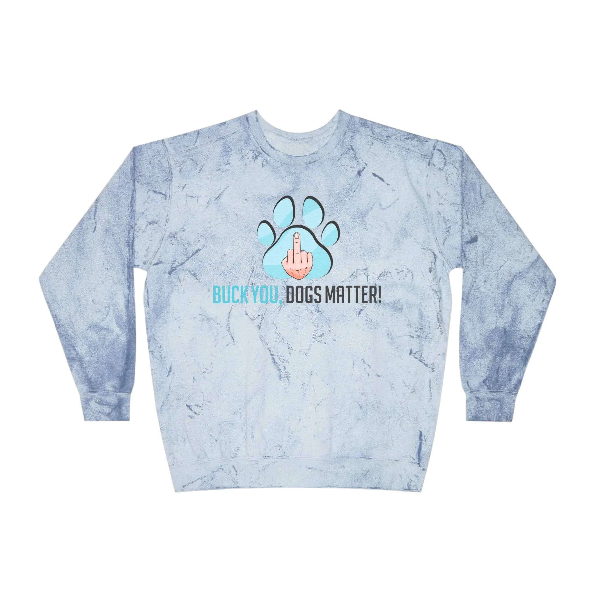 Unisex Color Blast Crewneck Sweatshirt Essential Layer snap buttoned