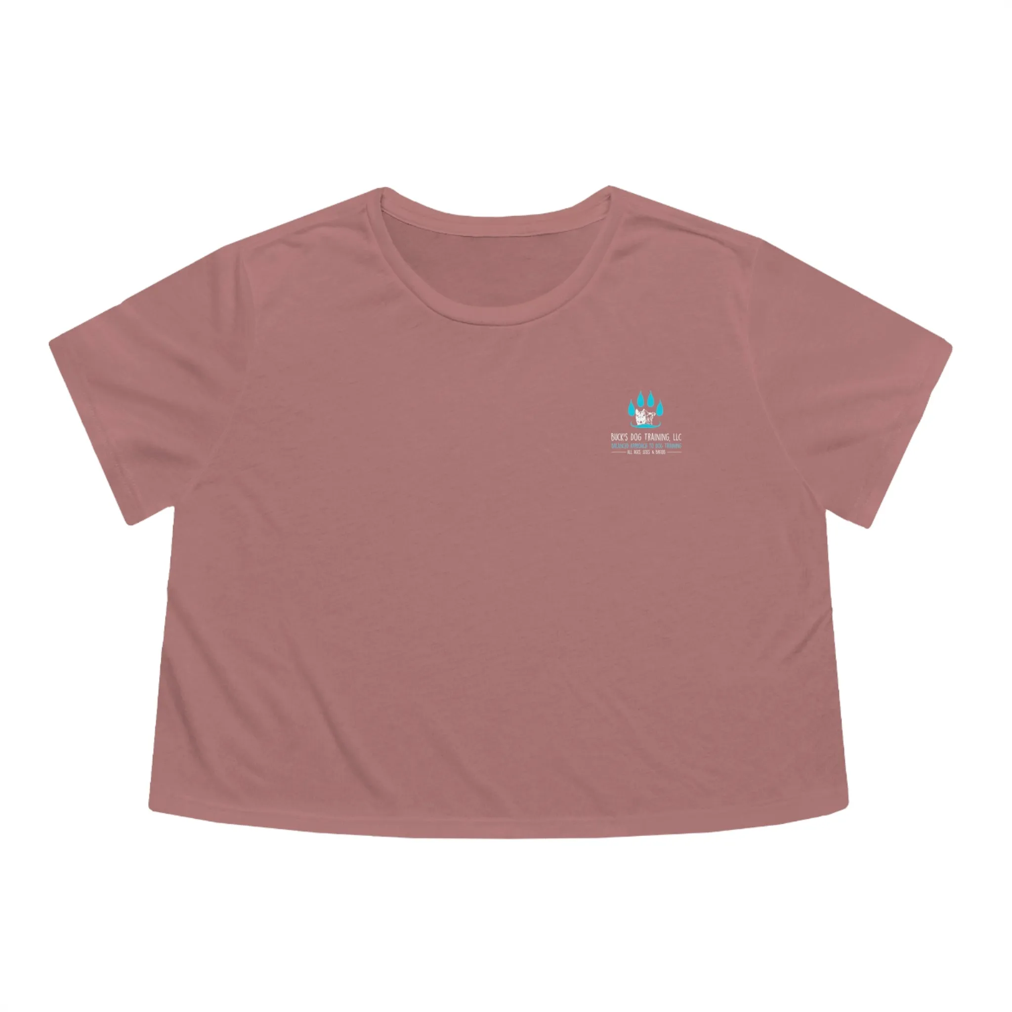 Women's Flowy Cropped Tee Reinforced Shoulders Chilly Day Comfort