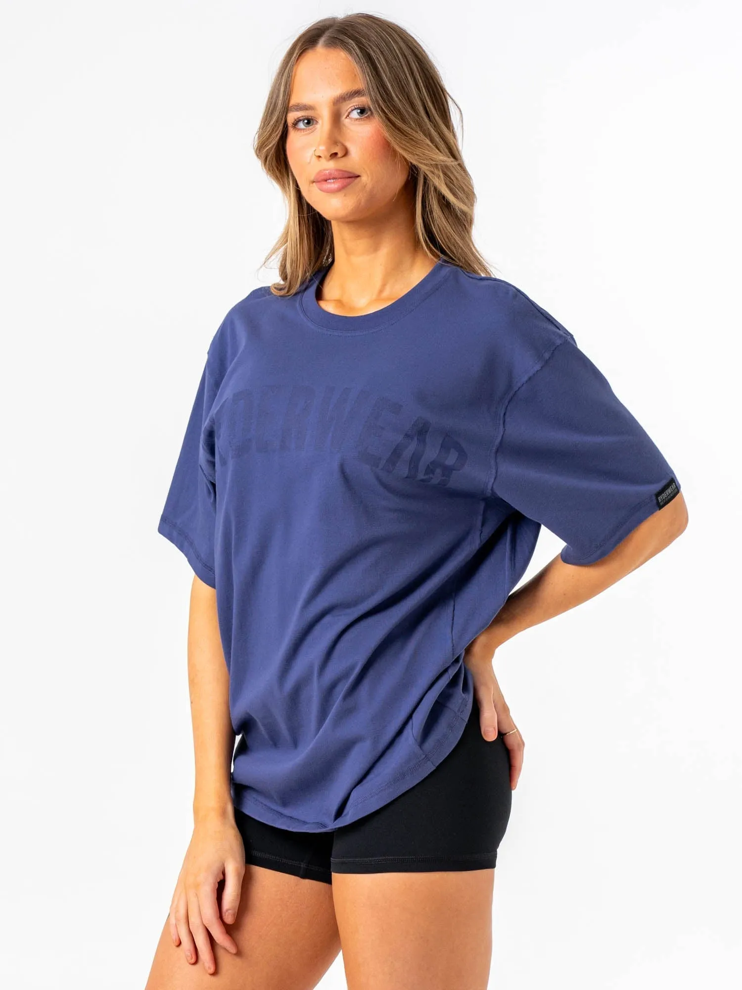 Force Oversized T-Shirt - Indigo Everyday Casual