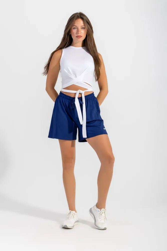 Running Shorts Bellwether Blue Multi Directional Flex