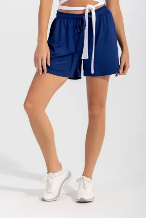 Quick Fit Performance cyclists Running Shorts Bellwether Blue