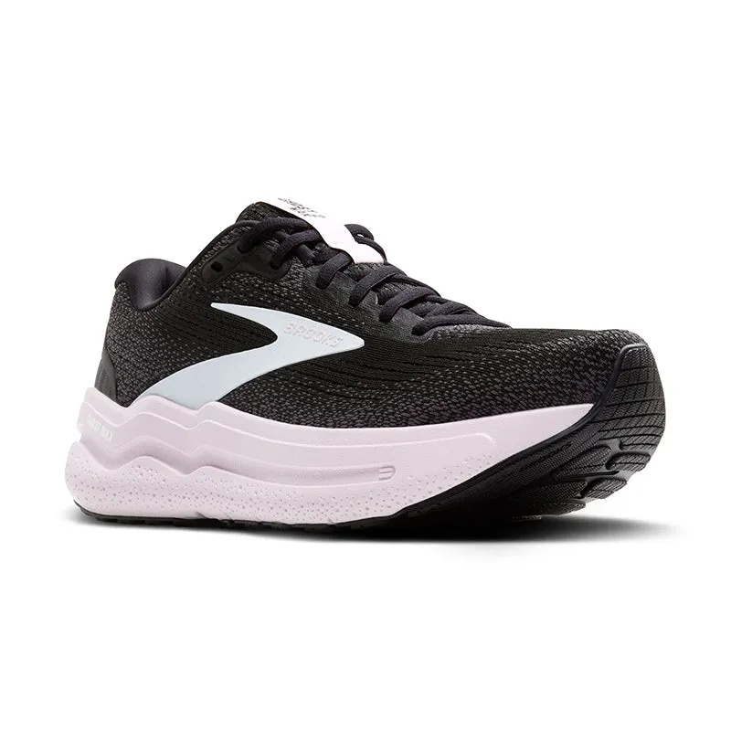 Runway Glow Leather Upper Women's Ghost Max 2 Black/White/Orchid Ice