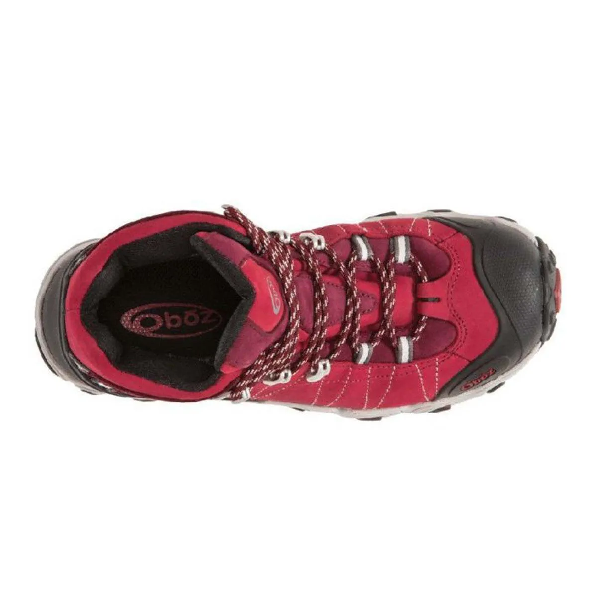 Wander Ready Secure Hold Hiking Oboz Women's Bridger Mid Waterproof Hiking Boots Rio Red