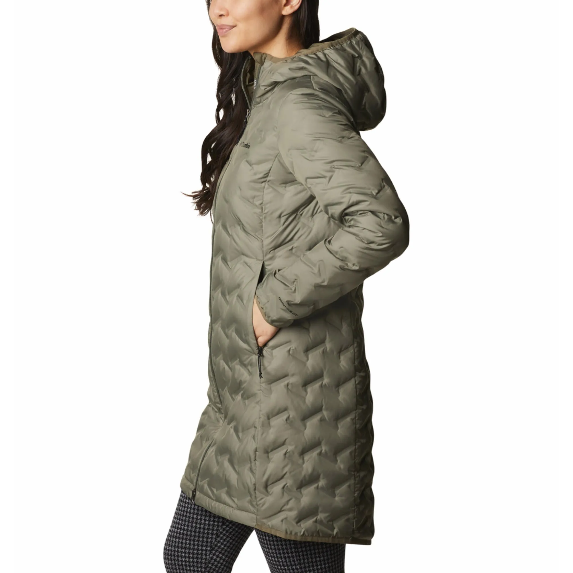 Cologne Columbia Women Green Delta Ridge II Long Down Jacket