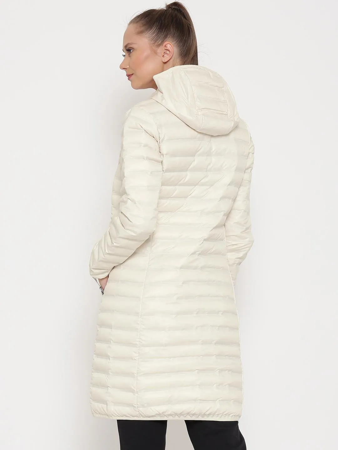 Columbia Women White Flash Forward Long Down Jacket Winter Shield