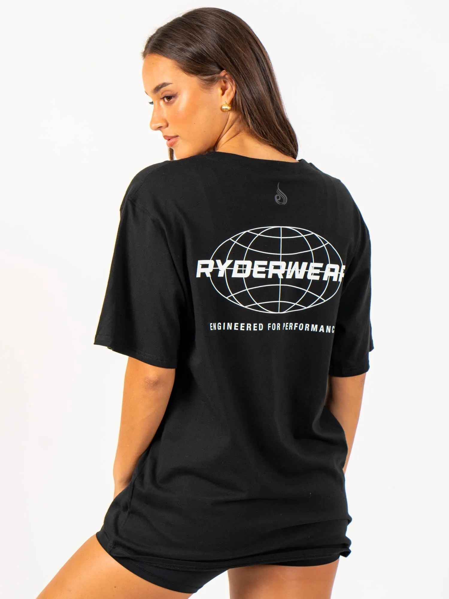 Energy Oversized T-Shirt - Black Outdoor Leisure Casual Essentials