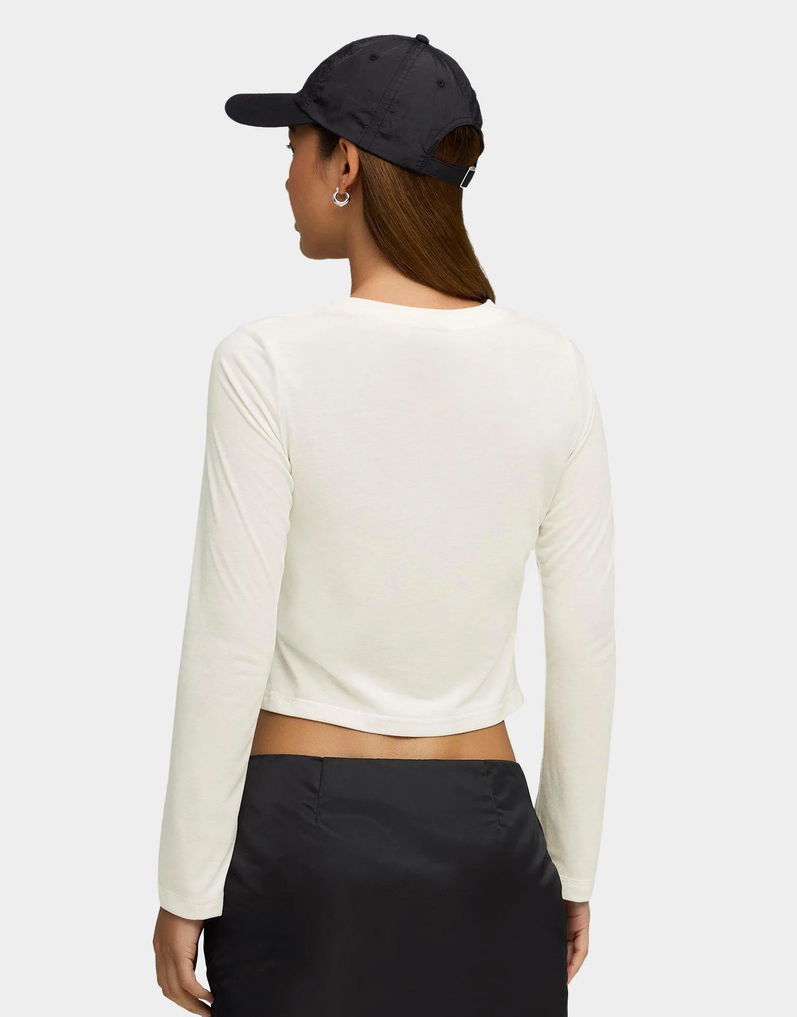 Textured Surface Comfortable Weave x ROS?? Long Sleeve T-Shirt