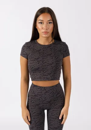 Relaxing Fit Versatile Wearable RecStretch Short Sleeve Crop Rogue