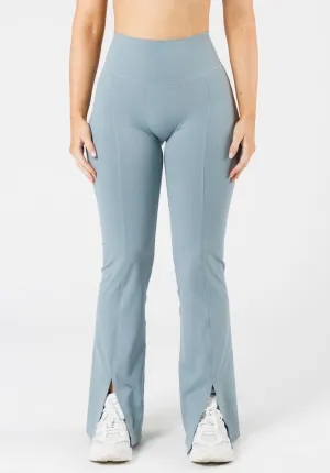 FormLux Front Slit Sculptseam? Plus Flare Legging 32" Mist Stretch Fit Beginner Level All terrain