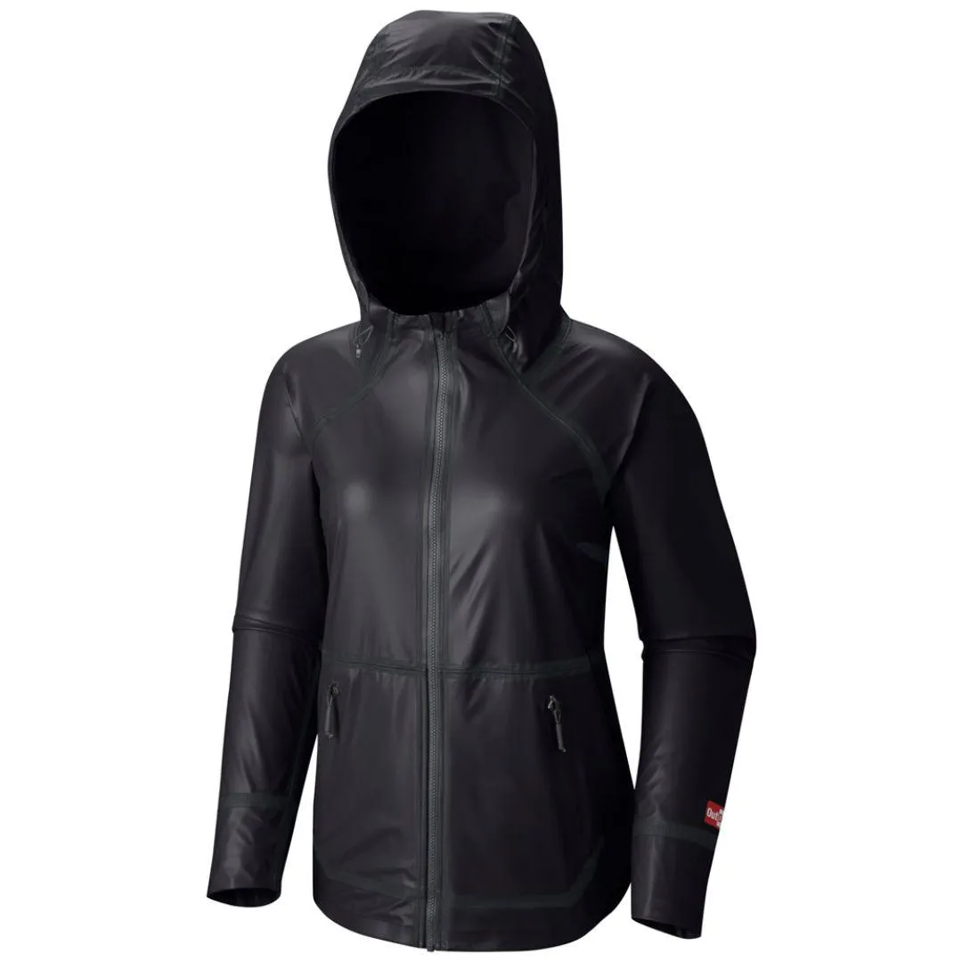 Columbia Women Black OutDry Ex Reversible Jacket Legacy Tapered Silhouette