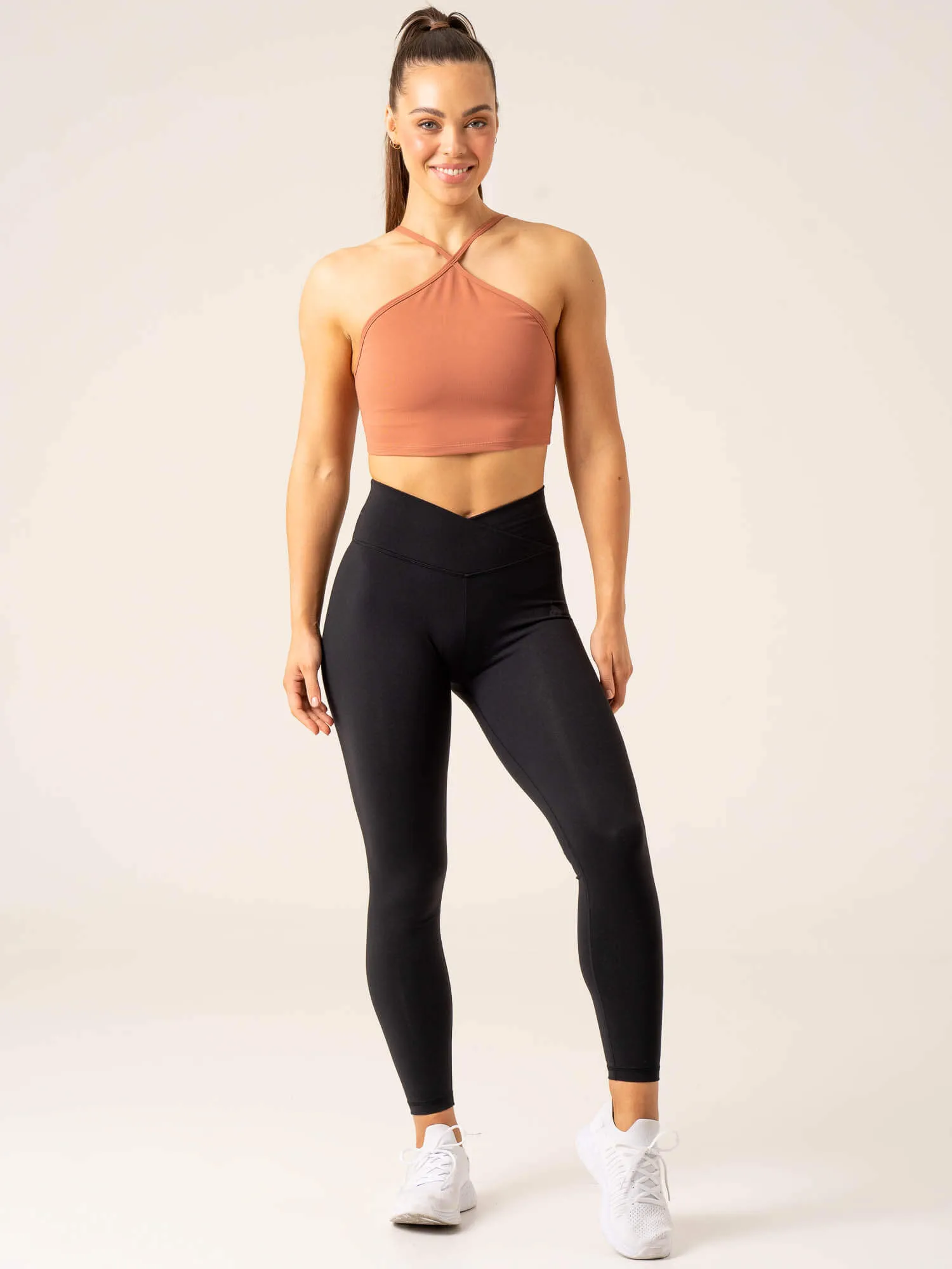Knee support Lightweight Bra Momentum Tank Bra - Clay