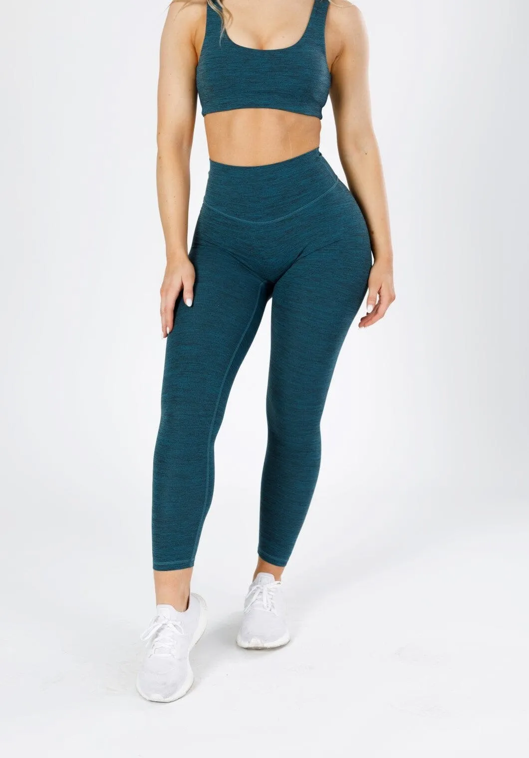 Casual Wear Reluna Spacedye Original Sculptseam? Legging Green Static