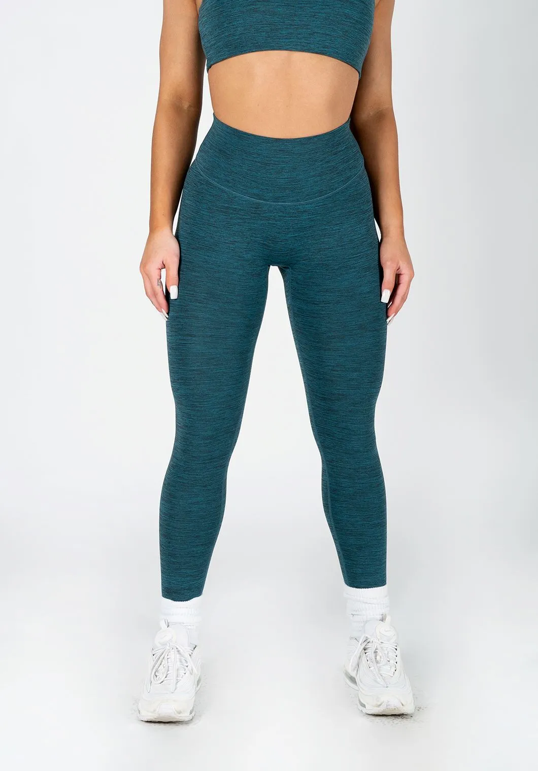 Reluna Spacedye Original Sculptseam? Legging Green Static Summer Wear Minimalist Style