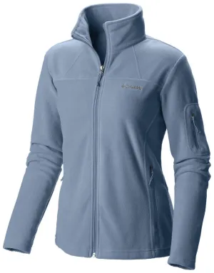 Heat Retention Technology Windproof Technology Columbia Women Blue Fast Trek II Full Zip Fleece Jacket
