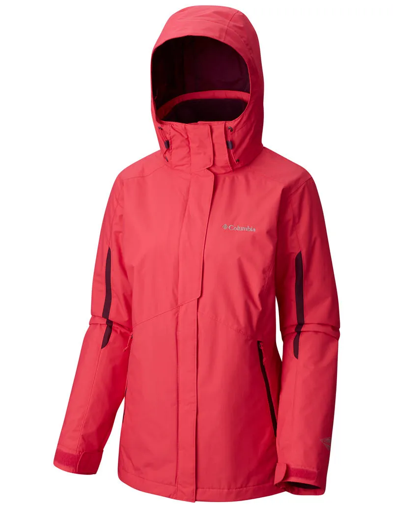 Columbia Women Red Bugaboo Interchange Jacket Clue