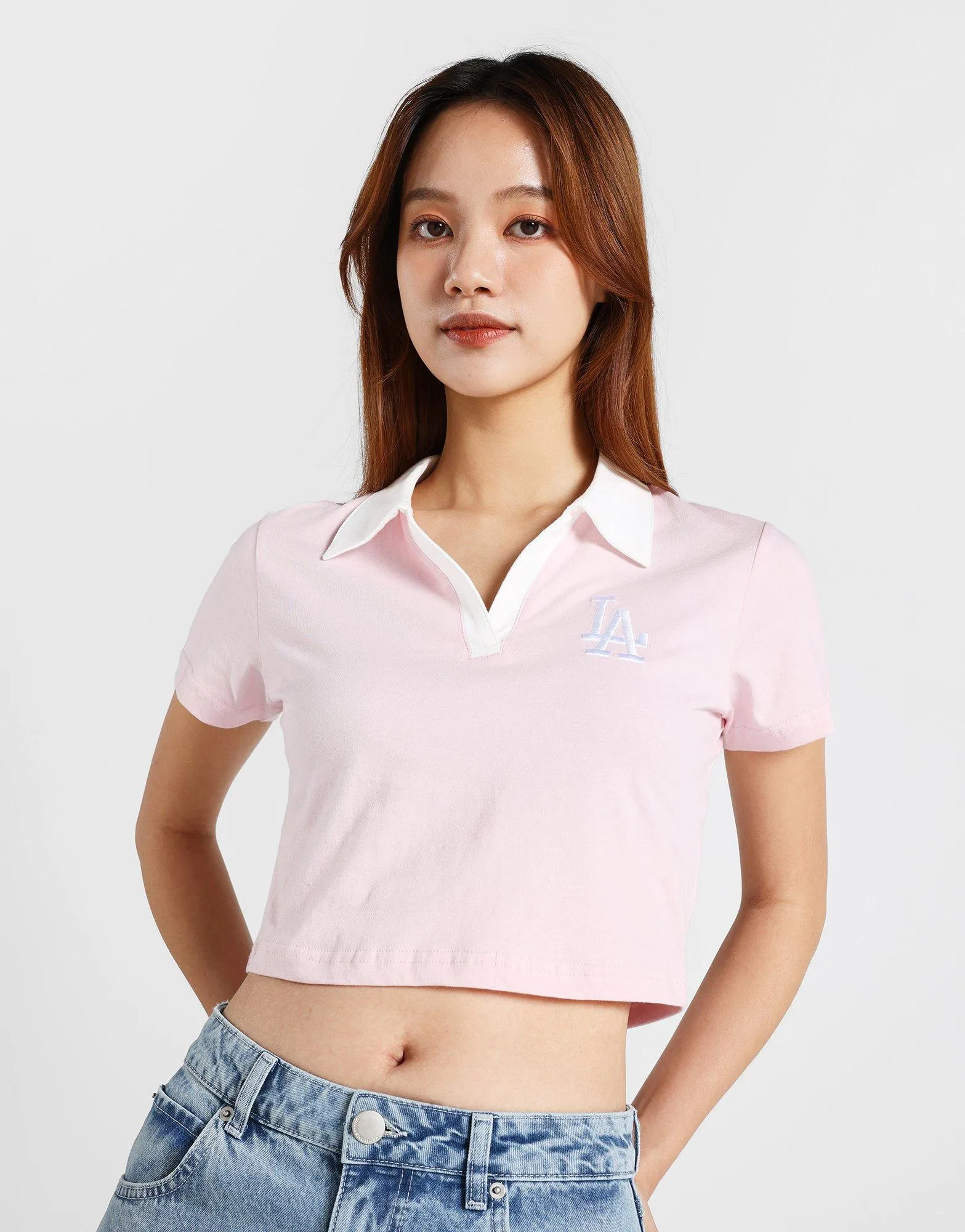 Cozy Vibe Crop Polo