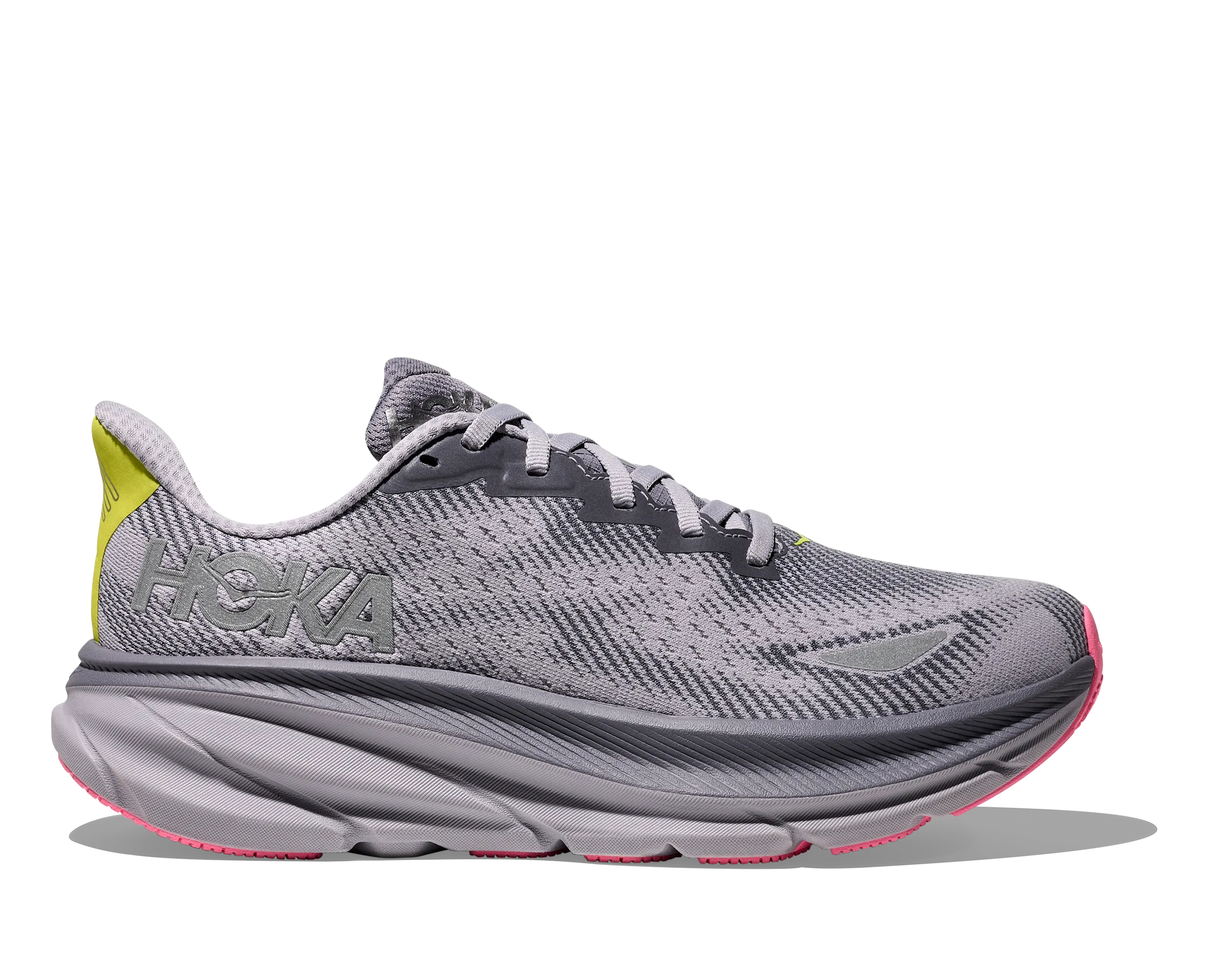 running in a monorail station area shoes Anatomical Lacing System HOKA CLIFTON 9 GORE-TEX WOMEN'S