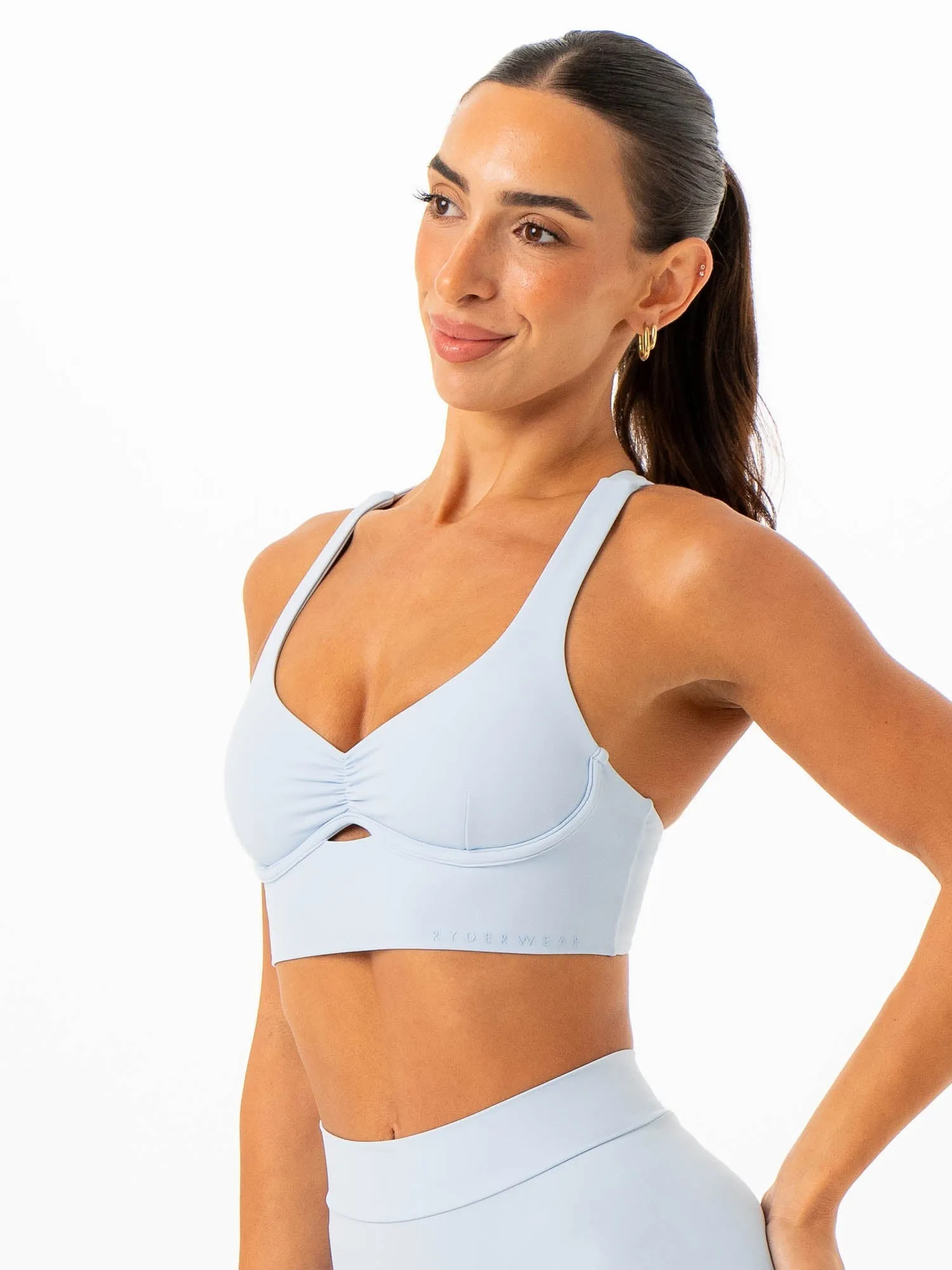 Comfort Fit NKD Underwire Bra - Sky Blue