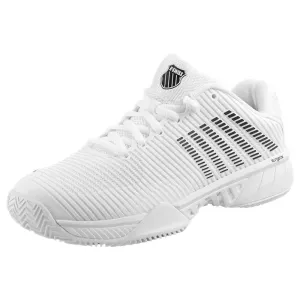 K-Swiss Women's Hypercourt Express 2 - Clay - White/Black Shock Absorbing Heel Stabilizer