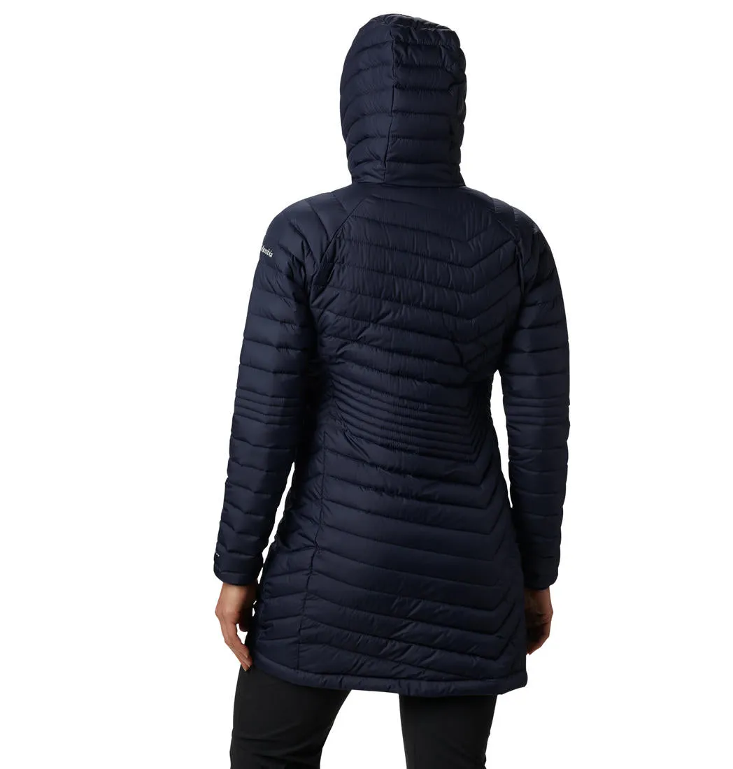 suitable for volunteer work Sporty Fit Columbia Women Navy Blue Powder Lite Mid Jacket