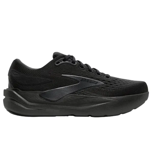 Brooks Women's Ghost Max 3 Wide Black/Ebony Torque Control Frame running in light rain shoes