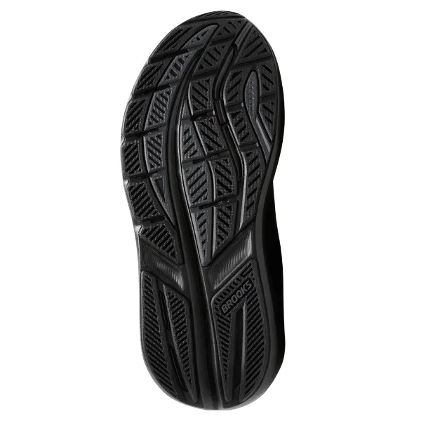 Ergonomic foot shape Energy Retention Brooks Women's Ghost Max 3 Wide Black/Ebony