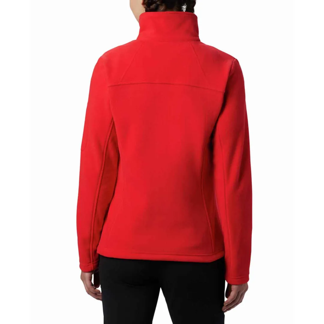 Taped Seams Columbia Women Red Fast Trek II Jacket