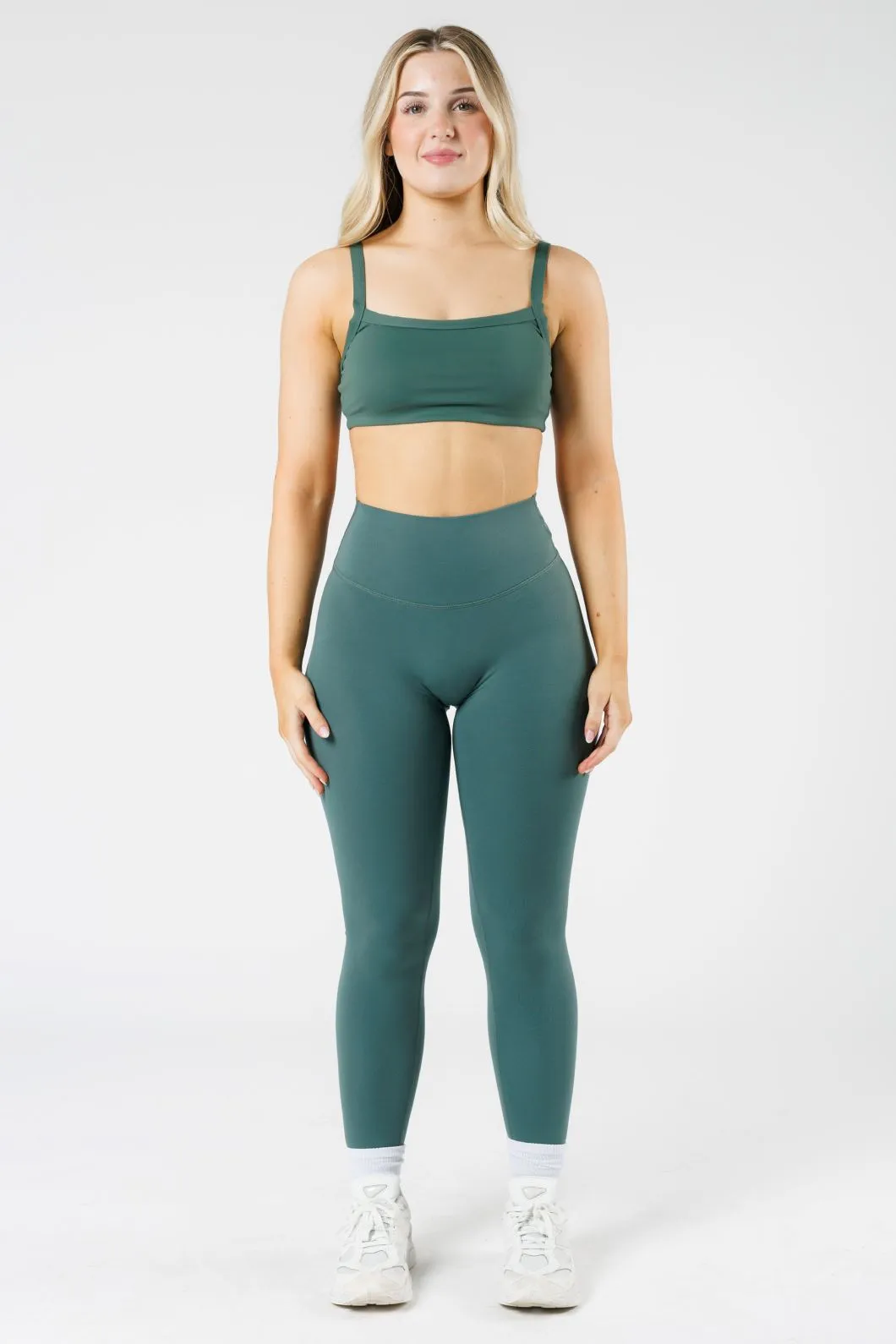 Ultra Durable Mesh Panel Gym Workout Reluna Original Sculptseam? Legging Pine