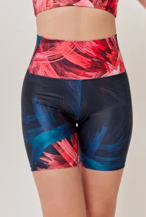 Luxury Brand Quick Layer Fit SHORT BIKER PRINT