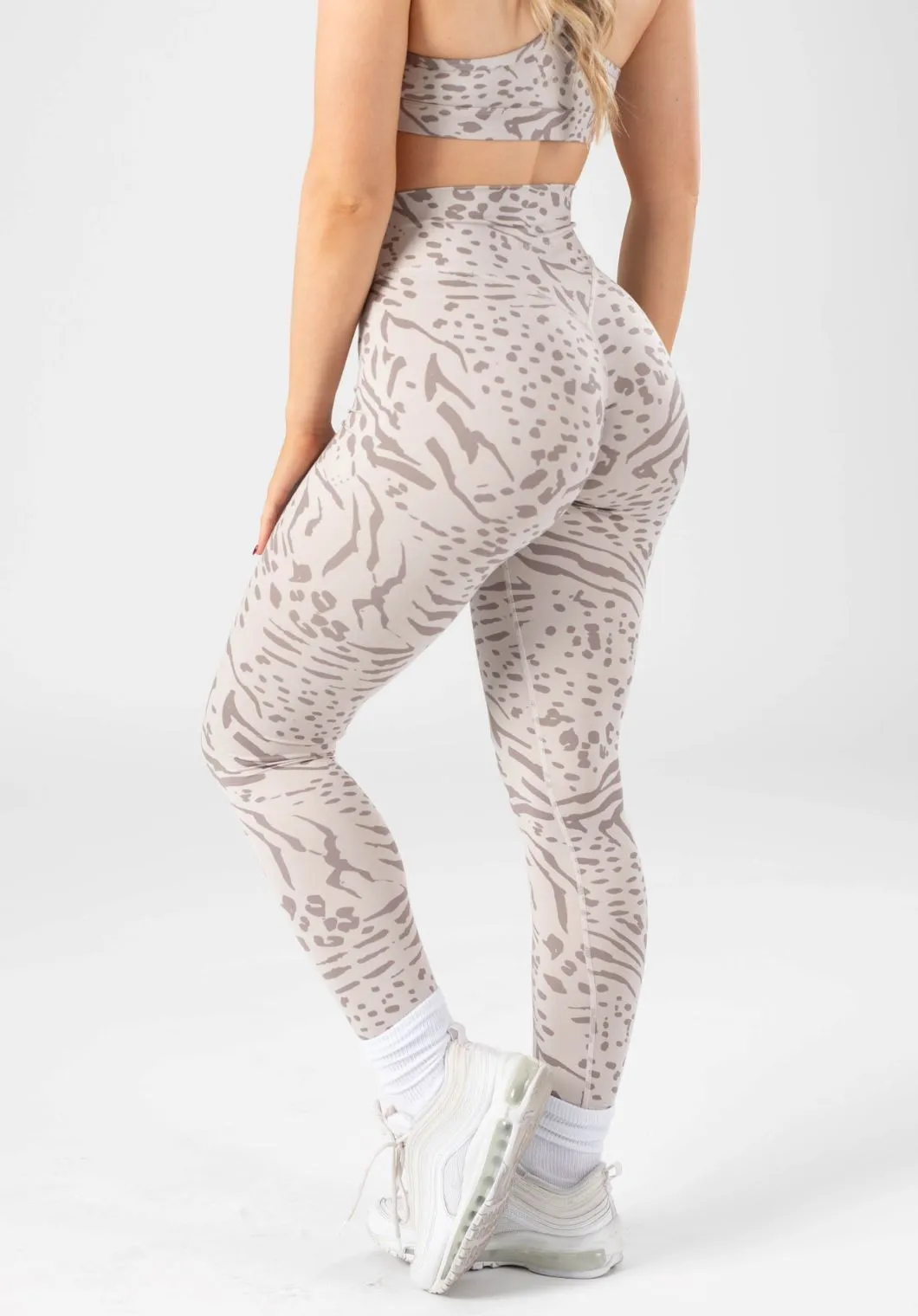 Reluna Crossover Sculptseam? Legging Snow Leopard Feather Feel