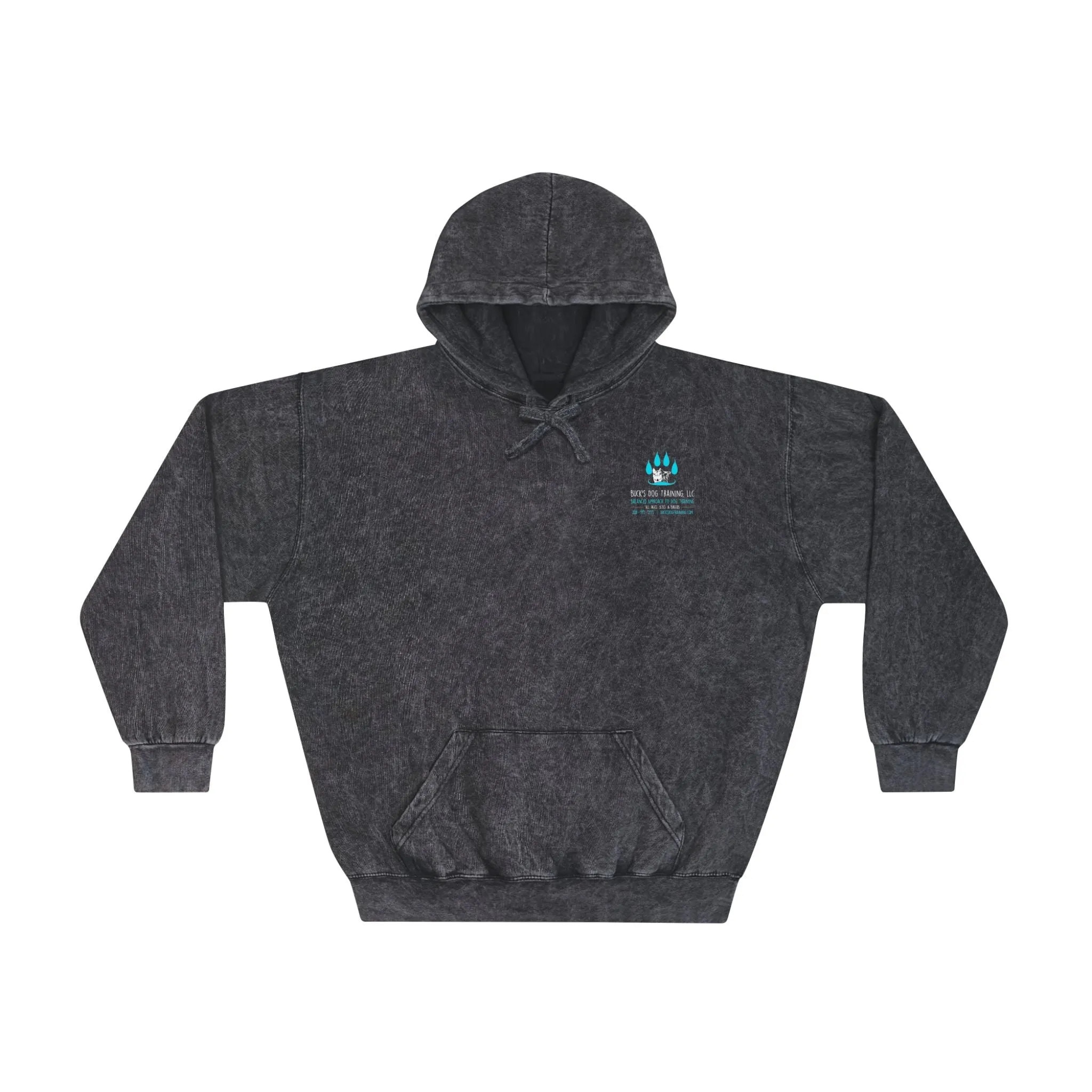 Unisex Mineral Wash Hoodie sequin