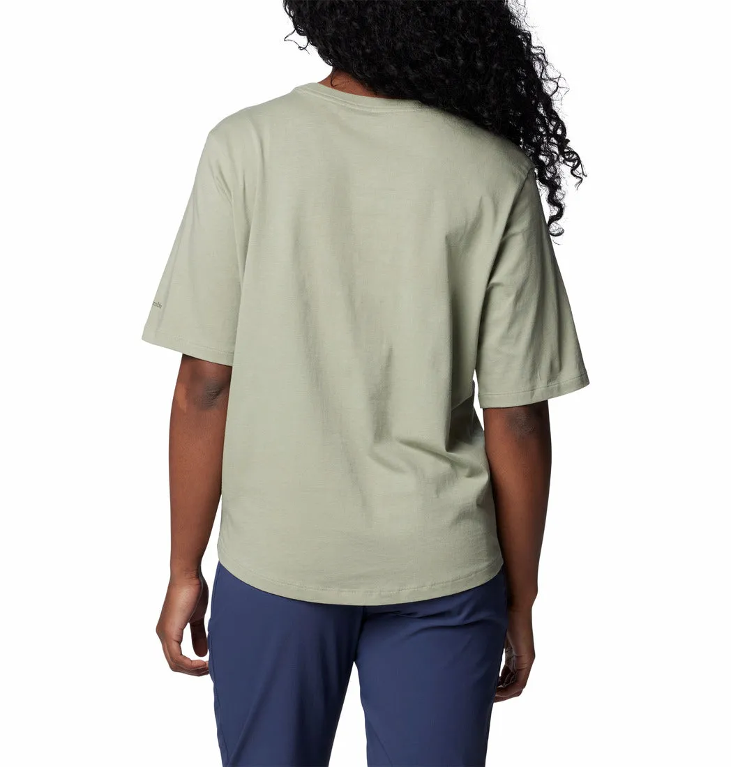 Columbia Women Green North Cascades Relaxed Tee yoga clothing Fashion Essential