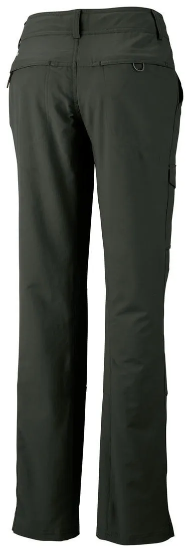 Columbia Women Green Silver Ridge Pant (Sun Protection) DynamicFitSystem Impact Resistance