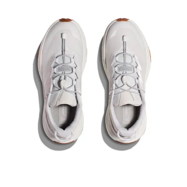 HOKA Women's Transport White running for a way to stay competitive