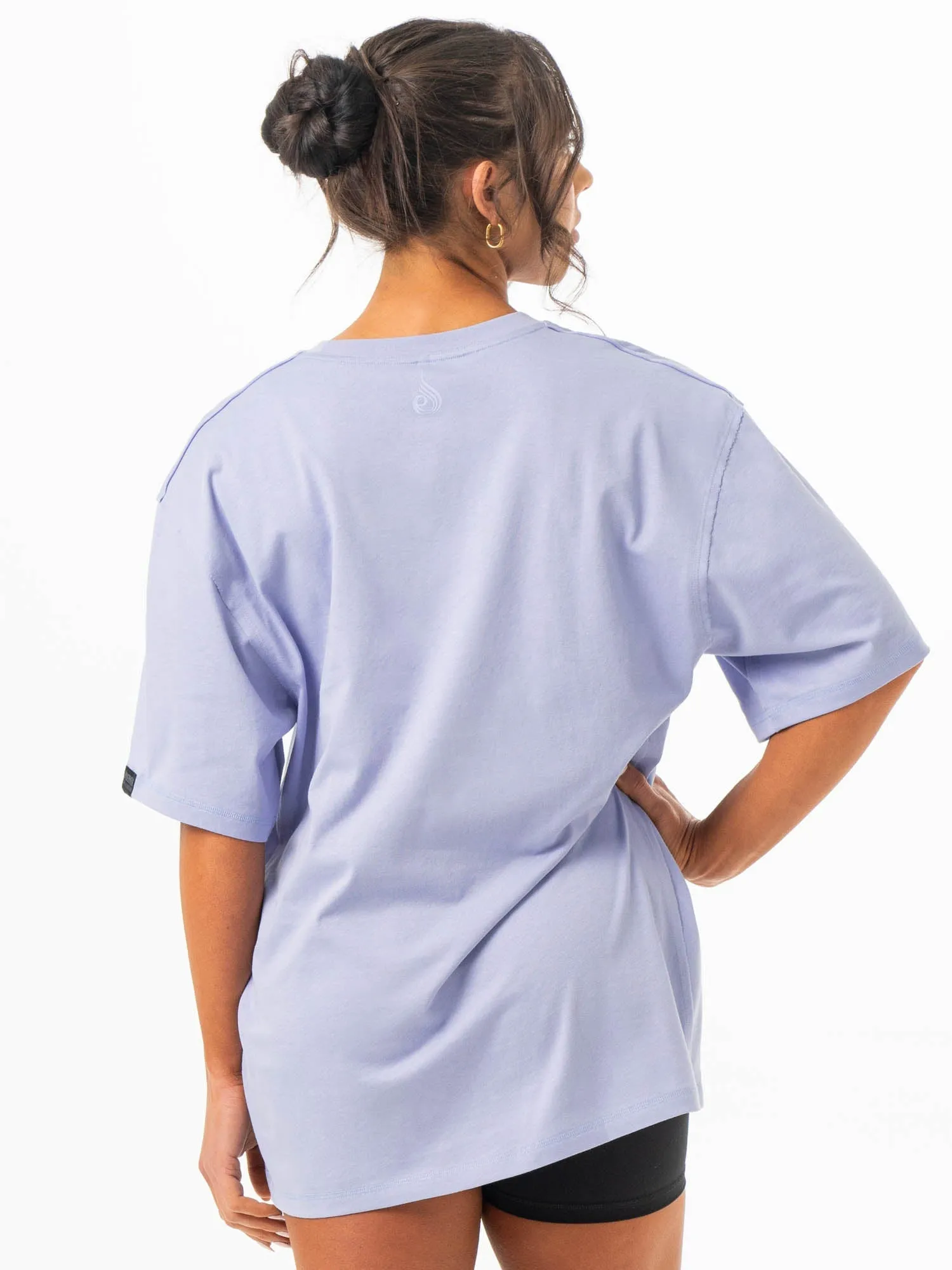 Force Oversized T-Shirt - Lilac Blue HighThreadCount Wrinkle Free Fabric