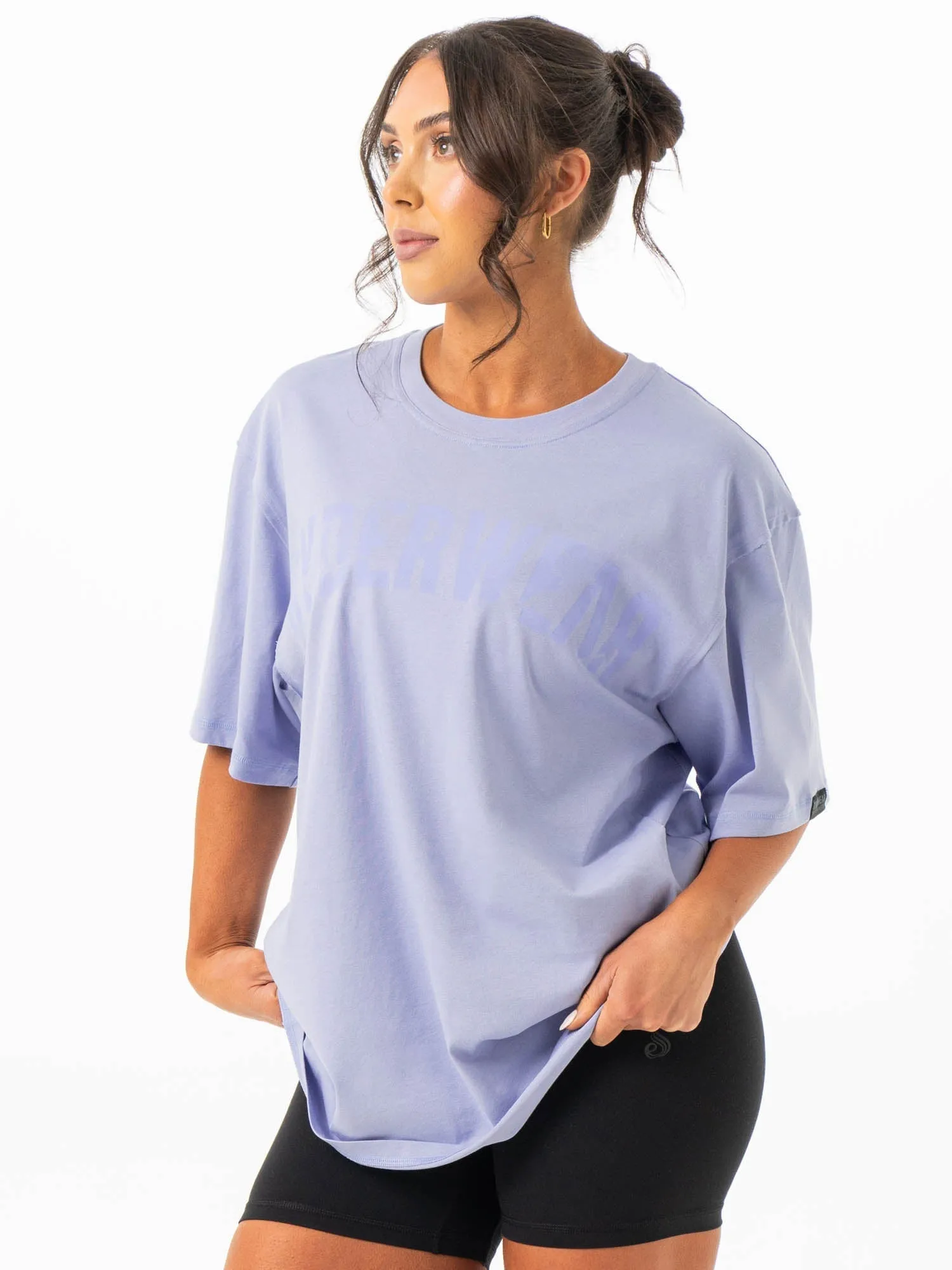 Force Oversized T-Shirt - Lilac Blue Performance Comfort