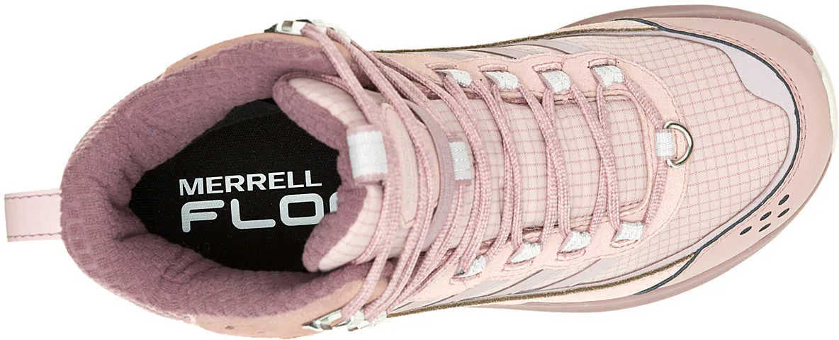 Satin Glow Clear Glow Merrell Moab Speed 2 Thermo Mid Waterproof Womens Walking Boots - Pink