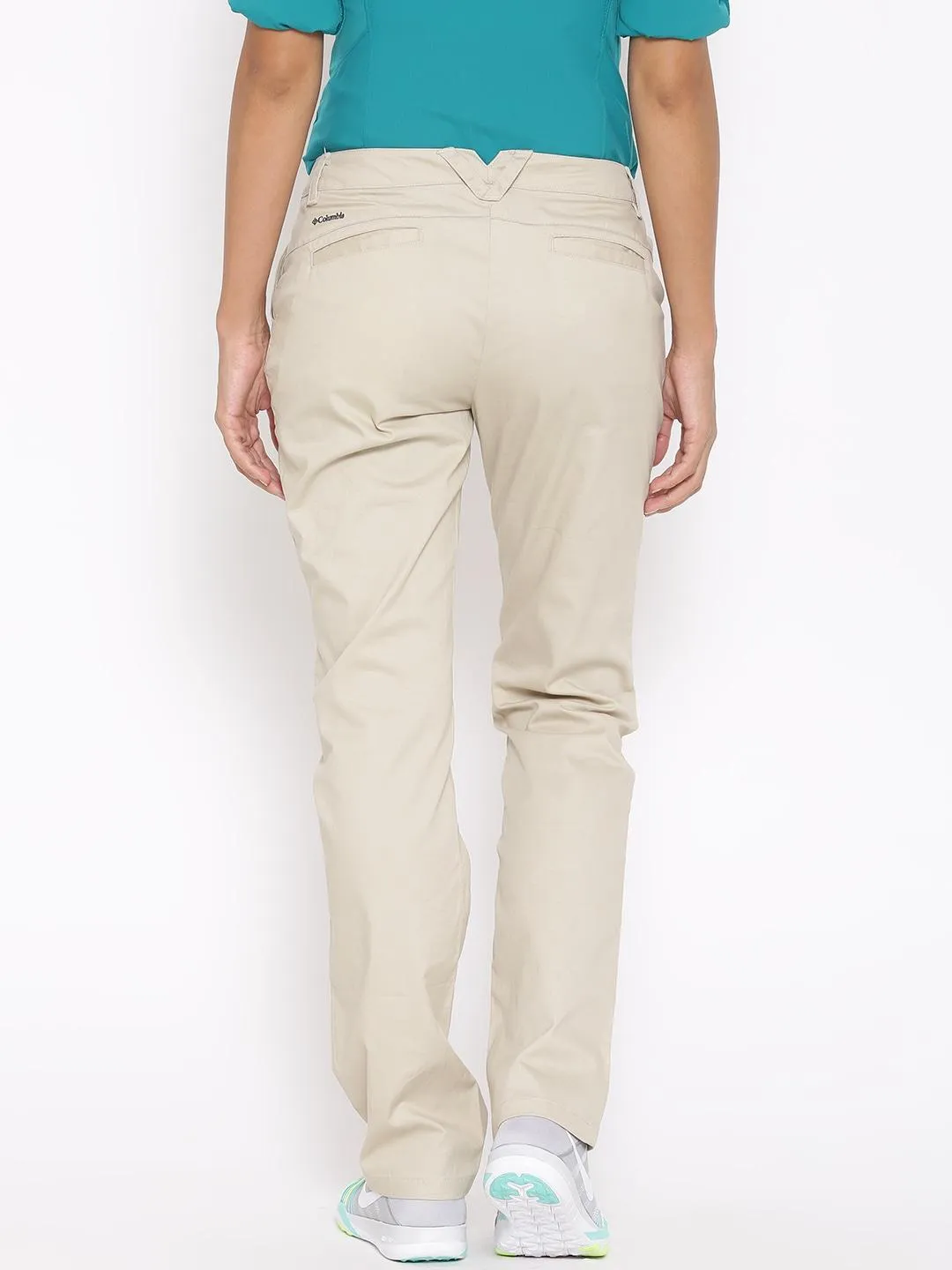 Columbia Women Beige Kenzie Cove Pant UV Protective Coating