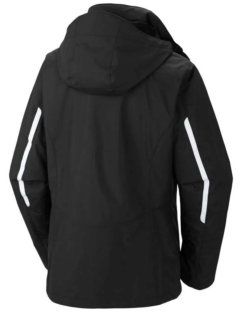 Columbia Women Black Bugaboo Interchange Jacket Hooded Version